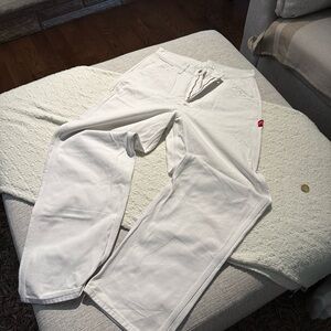 Vintage White polo jeans w hammer loop